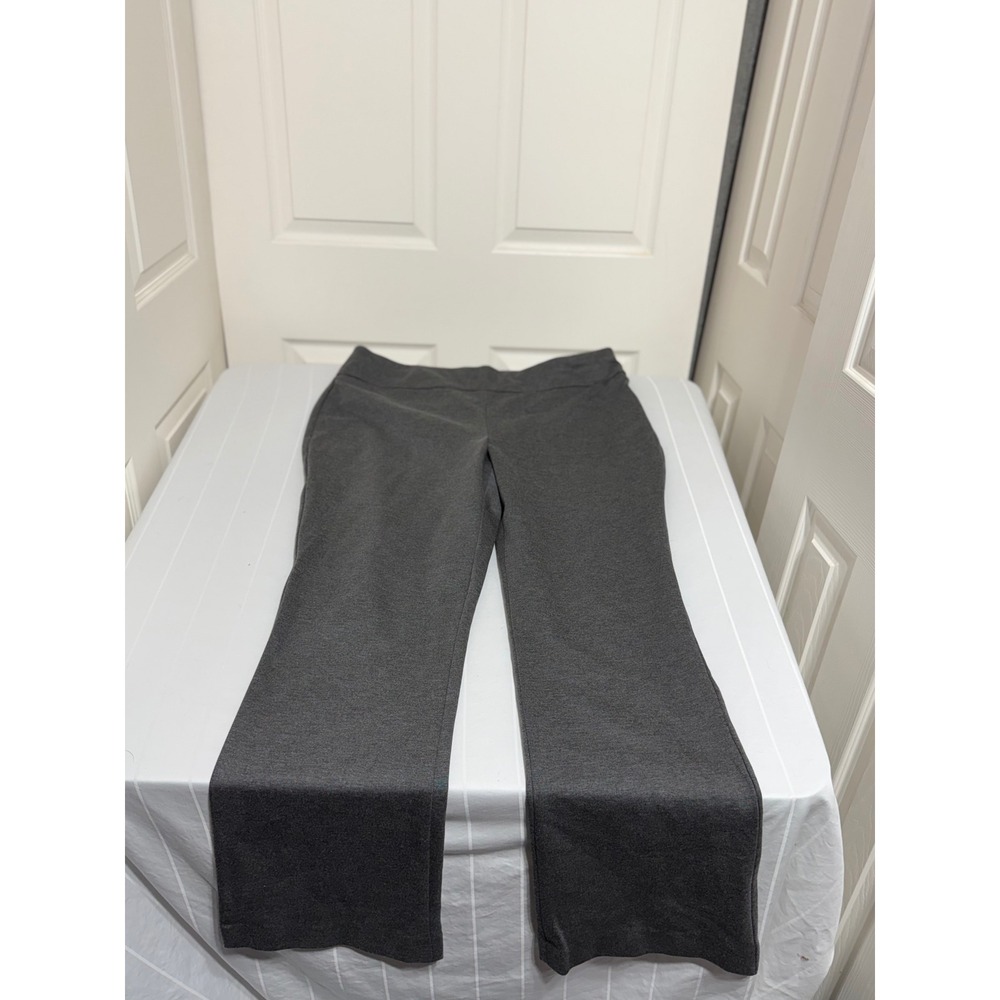 Express Columnist Dress Pants Womens XL Gray High Rise Bootcut Pull On New